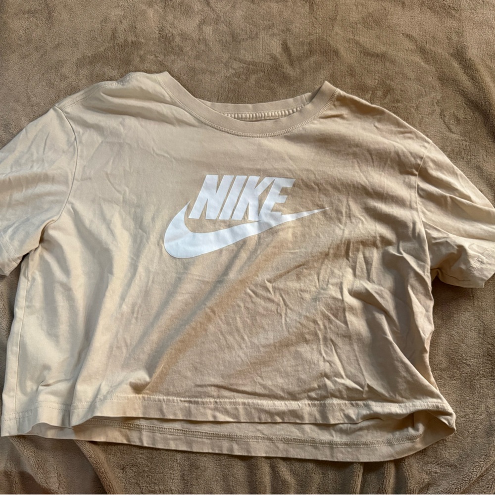 Nike Cream Crop Top
